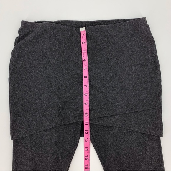 Cabi NWT M'Leggings # 3577, Heather Grey Leggings with Skirt Overlay, Small - Picture 8 of 15